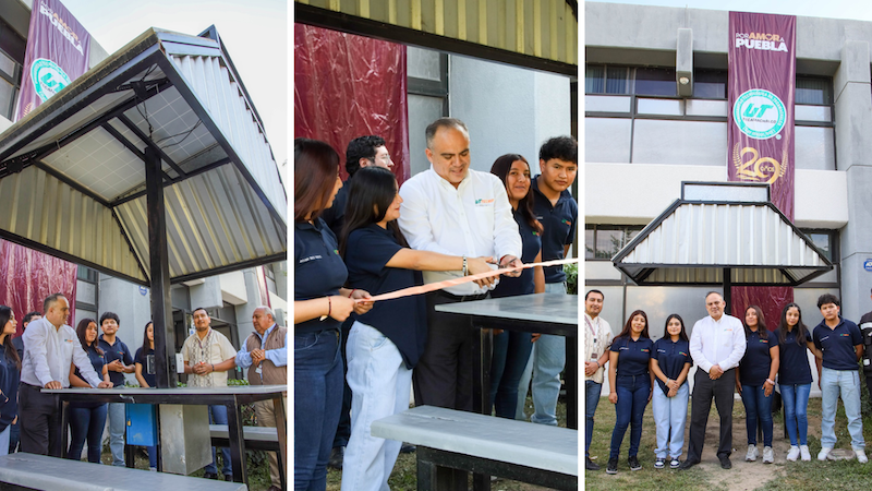 Estudiantes de la Uttecam crean Palapa Autosustentable