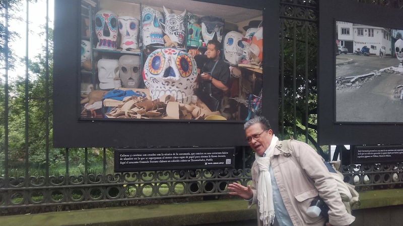 Tecamachalquense figura en la Galería Abierta de las Rejas de Chapultepec