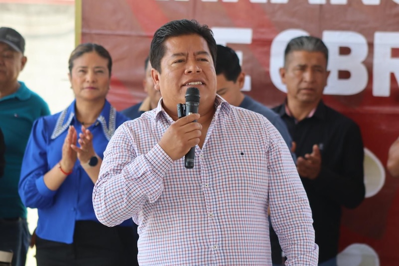 Mateo Hernández encabeza inicio de construcción de Techado en telesecundaria de Xochimilco