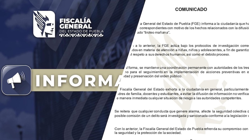 La FGE investiga reto viral denominado «Tiroteo Mañana»