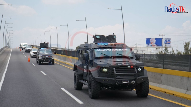 En un fuerte operativo trasladan al «Bukanas» al Penal de Tepexi de Rodríguez